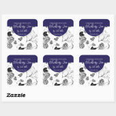 Zwart-wit Zelfgemaakt Blackberry Jam Label (Vel)