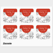 Zwart-wit Zelfgemaakt Cranberry Jam Label (Vel)