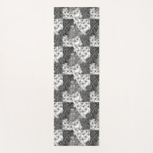 Zwart & Wit Zen Yoga Mat