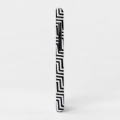 Zwart-wit Zig Zag 1 Speck Hoesje (Achterkant/links)