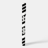 Zwart-wit zigzag chevron ontwerp Case-Mate iPhone case (Achterkant / Rechts)