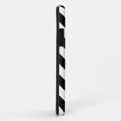 Zwart-wit Zigzag Chevrons Patroon Case-Mate iPhone Case (Achterkant/rechts)