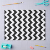Zwart-wit Zigzag-papier Tissuepapier (Craft)