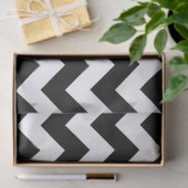 Zwart-wit Zigzag-papier Tissuepapier (Geschenk)