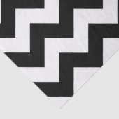 Zwart-wit Zigzag-papier Tissuepapier (Detail)