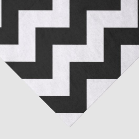 Zwart-wit Zigzag-papier Tissuepapier (Detail)