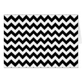 Zwart-wit zigzag patroon, Chevron Pattern (Voorkant Horizontaal)