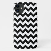 Zwart-wit zigzag patroon, Chevron Pattern Case-Mate iPhone Case (Achterkant)