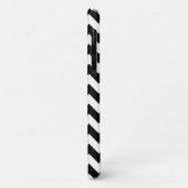 Zwart-wit zigzag patroon, Chevron Pattern Case-Mate iPhone Case (Achterkant/links)