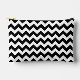 Zwart-wit zigzag patroon, Chevron Pattern Etui
