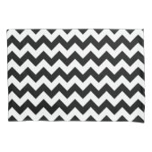Zwart-wit zigzag patroon, Chevron Pattern Kussensloop (Voorkant)