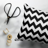 Zwart-wit zigzag patroon, Chevron Pattern Kussensloop