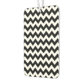 Zwart-wit zigzag patroon, Chevron Pattern Luchtverfrisser (Links)