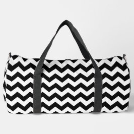 Zwart-wit zigzag patroon, Chevron Pattern Plunjezak
