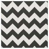 Zwart-wit zigzag patroon, Chevron Pattern Stof (Close Up)
