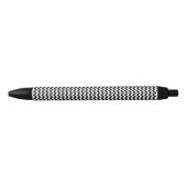 Zwart-wit zigzag patroon, Chevron Pattern Zwarte Inkt Pen (Voorkant)