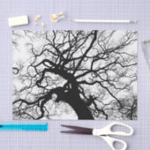 Zwart-wit zilhouet tissuepapier (Craft)