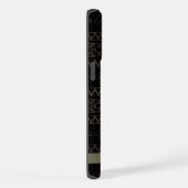 Zwart Wit Zilver Goud Grijs Aztec iPhone Hoesje (Rechterkant)