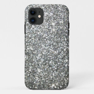 Zwart-wit "zilver" granietpatroon Case-Mate iPhone case