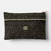 Zwart-wit Zilver Grijs Artisan Haakprint Etui (Achterkant)