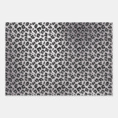 Zwart wit zilveren beschermbaars inpakpapier vel (Voorkant 2)