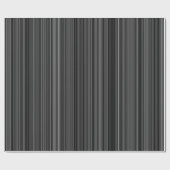 Zwart wit zilvergrijs omwikkelpapier cadeaupapier (Vlak)