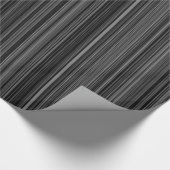 Zwart wit zilvergrijs omwikkelpapier cadeaupapier (Hoek)