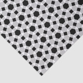 Zwart-wit zuigpatroon naadloos geometrisch patroon tissuepapier (Detail)