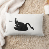 Zwart-wit Zwan Alle kleuren Kussen (Deken)