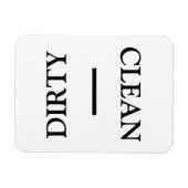 Zwart wit zwart wasapparaat schoon vuil magneet (Horizontaal)