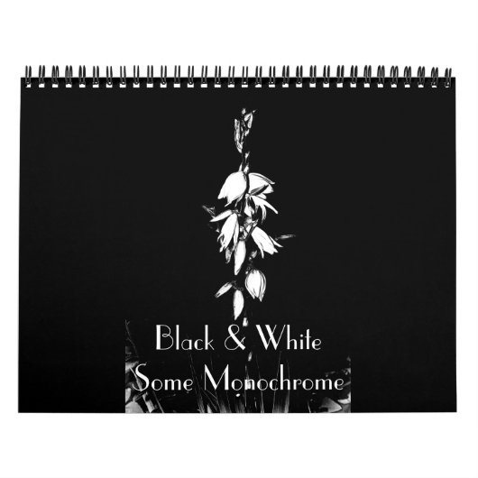 Zwart-wit, zwart-wit, zwart-wit, zwart-wit kalender (Hoes)