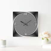 Zwart-wit zwijn > Wandklok (Huis)