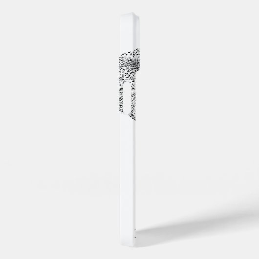 Zwart-witachtig olifant Case-Mate iPhone case (Achterkant / Rechts)