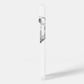 Zwart-witachtig olifant Case-Mate iPhone case (Achterkant / Links)