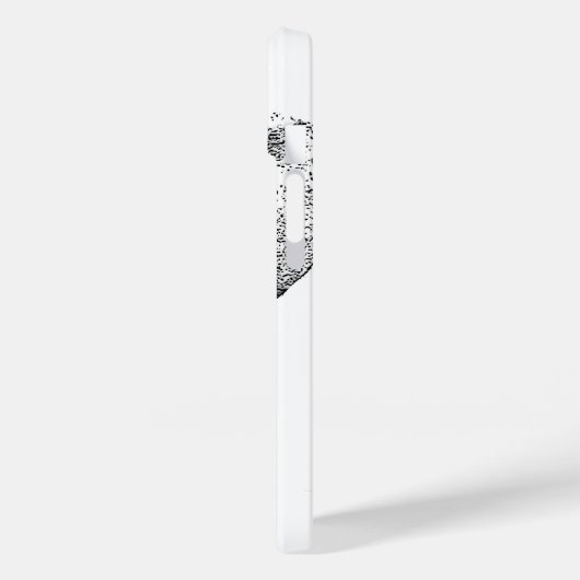 Zwart-witachtig olifant Case-Mate iPhone case (Achterkant / Links)