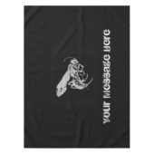 Zwart-witachtige, minimalistische stijl snijtbijen tafelkleed (Voorkant)