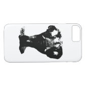 Zwart-witachtige Pop Case-Mate iPhone Case (Achterkant (Horizontaal))