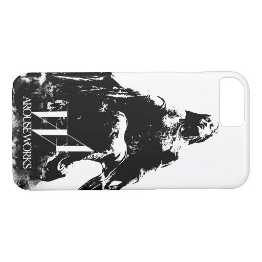 Zwart-witafbeeldingen Case-Mate iPhone Case (Achterkant (Horizontaal))