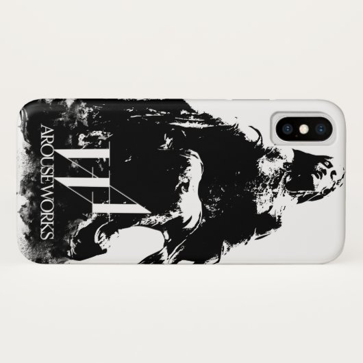 Zwart-witafbeeldingen Case-Mate iPhone Case (Achterkant (horizontaal))