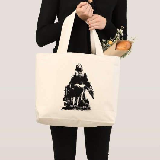 Zwart-witafbeeldingen Grote Tote Bag (Voorkant (product))