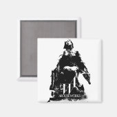 Zwart-witafbeeldingen Magneet (Voorkant / Achterkant)