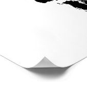 Zwart-witafbeeldingen Poster (Hoek)