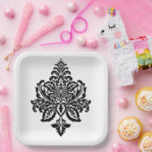 Zwart-witafdrukken Bord papier (Feest)