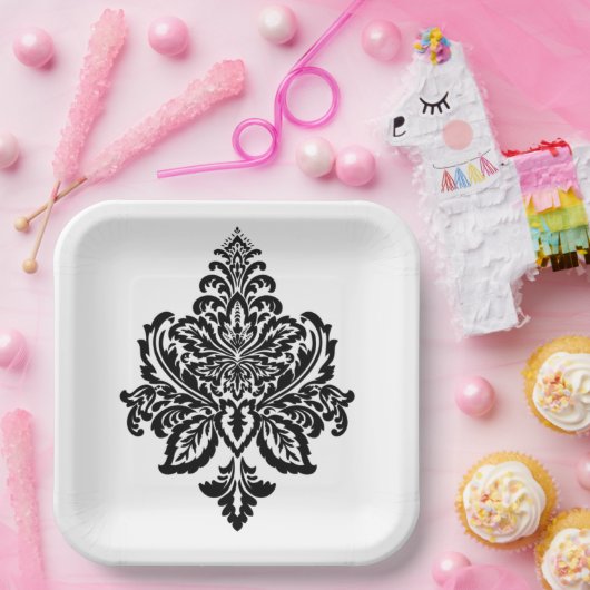 Zwart-witafdrukken Bord papier (Feest)