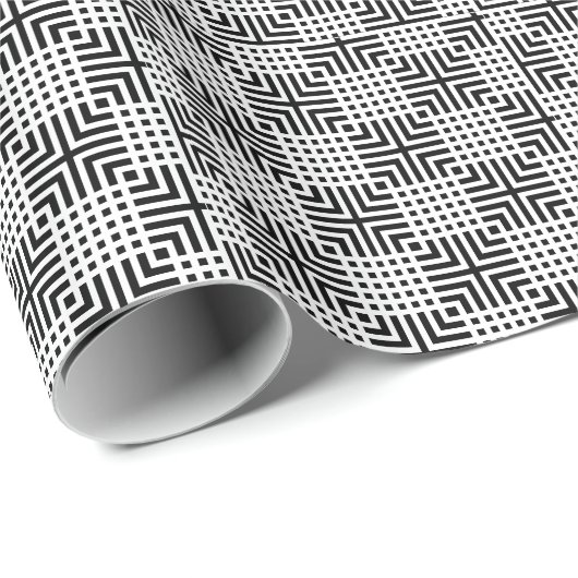 Zwart-witafdrukken Cadeaupapier (Rol Hoek)