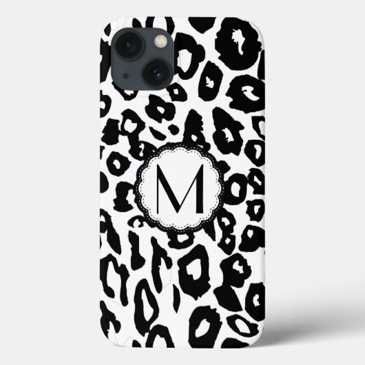 Zwart-witafdrukken Case-Mate iPhone Case (Achterkant)