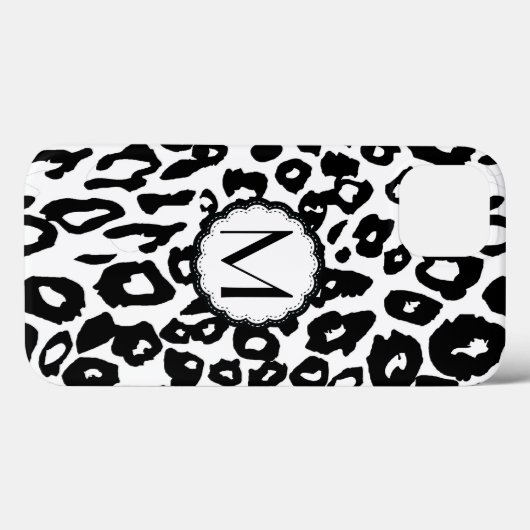 Zwart-witafdrukken Case-Mate iPhone Case (Achterkant (horizontaal))