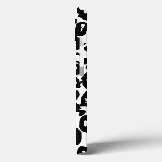 Zwart-witafdrukken Case-Mate iPhone Case (Achterkant / Links)