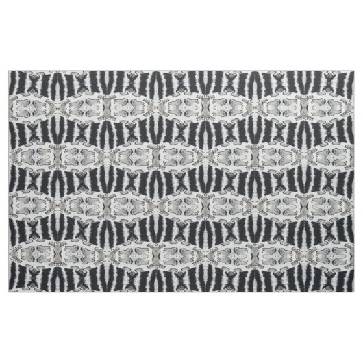 Zwart-witafdrukken in Afrika Stof (Yard (91,4 cm))