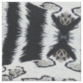 Zwart-witafdrukken in Afrika Stof (Close Up)
